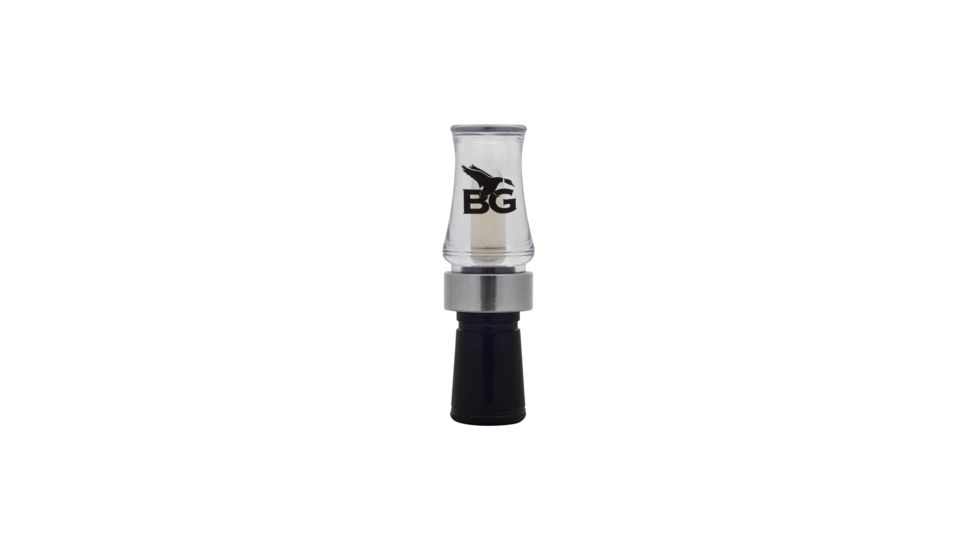 Buck Gardner Mallard Hammer, Cajun-Style Double Reed, Clear/Black MH-C/BLK