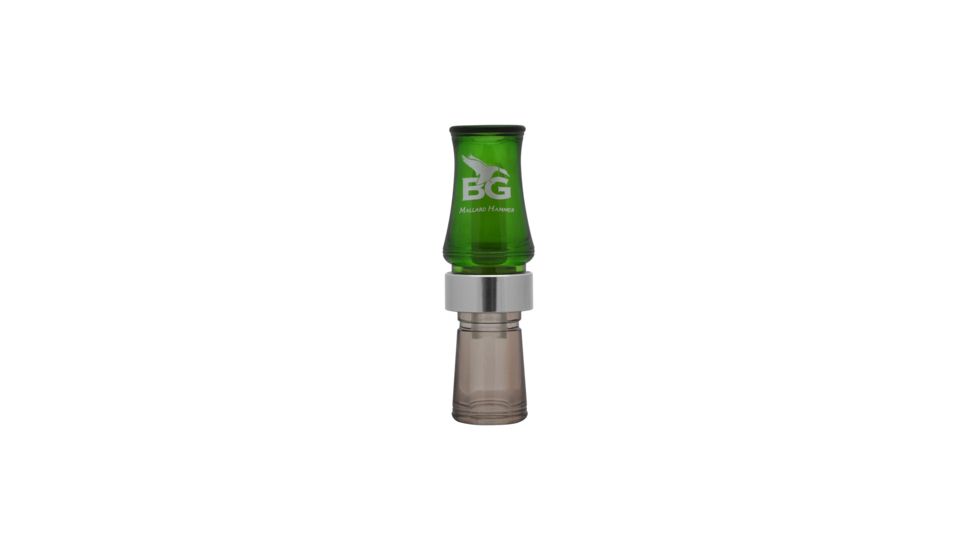 Buck Gardner Mallard Hammer, Cajun-Style Double Reed, Camo Green/Smoke MH-CG/S