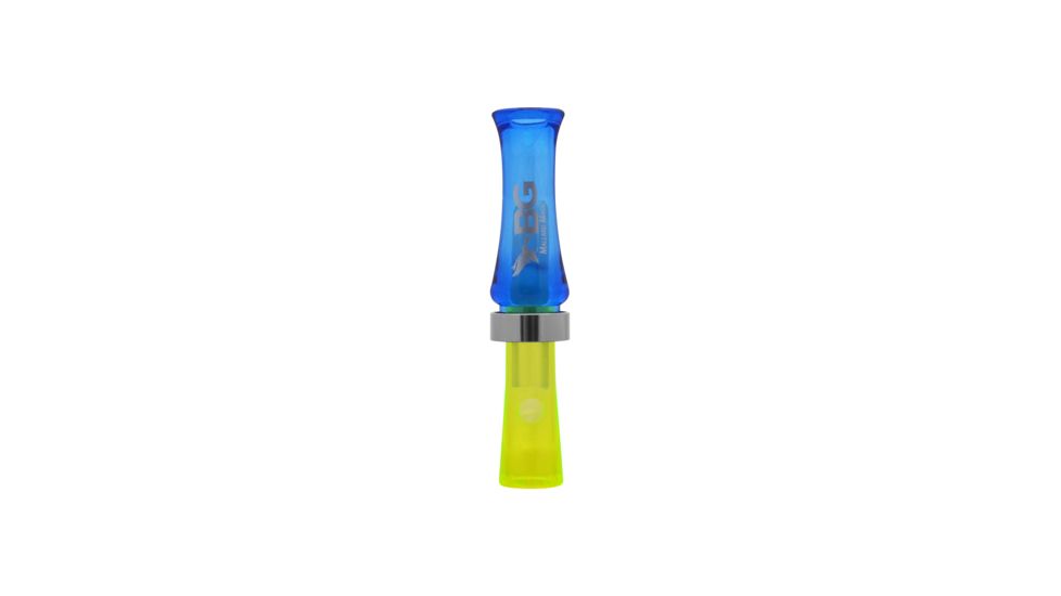 Buck Gardner Mallard Magic, Cajun-Style Double Reed, Blue/Fluorescent Green MMG-BLU/FG