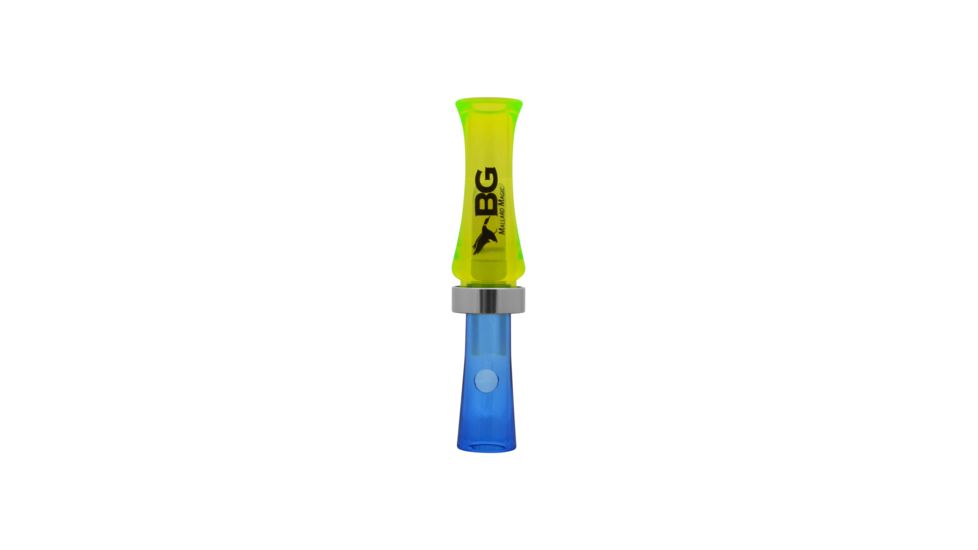 Buck Gardner Mallard Magic, Cajun-Style Double Reed, Fluorescent Green/Blue MMG-FG/BLU