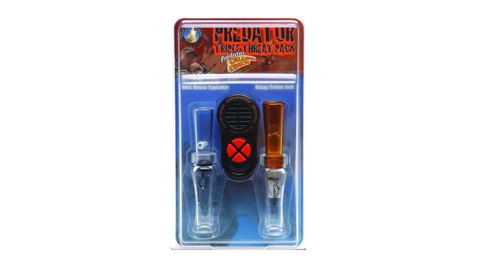Buck Gardner Predator Triple Threat - 2-Call Kit w/ Handheld E-Call KIT-PRED-CC