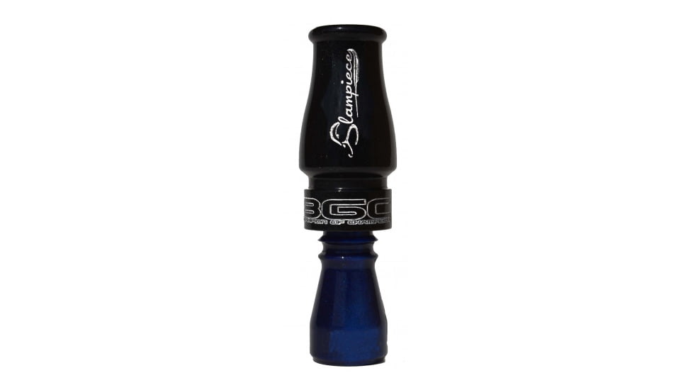 Buck Gardner Slampiece Single Reed, Acrylic, Black Cherry Pearl/Blue Pearl, SP-BCP/BLP-SB