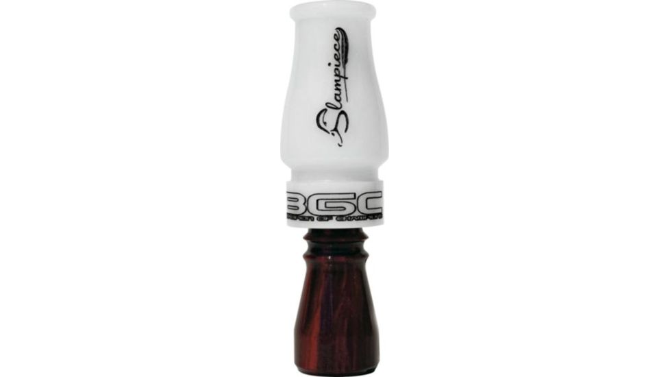 Buck Gardner Slampiece Single Reed, Acrylic, Ivory/Black Cherry Pearl, SP-IV/BCP-SB
