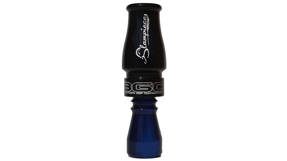 Buck Gardner Slampiece Single Reed, Acrylic, Black Pearl/Blue Pearl SP-BP/BLP-SB