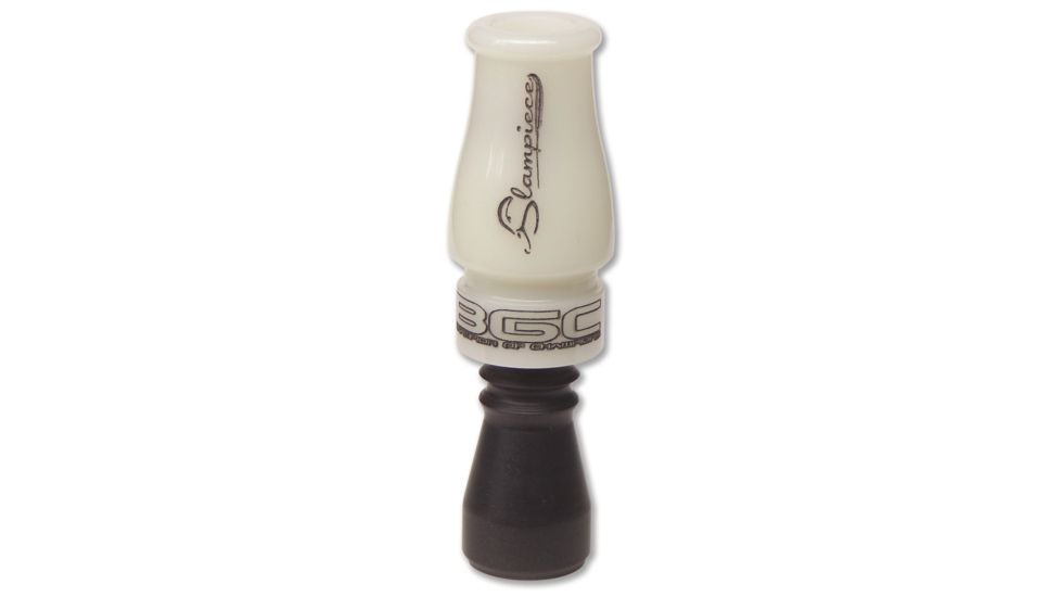 Buck Gardner Slampiece Single Reed, Acrylic, Ivory/Black Pearl SP-IV/BP-SB