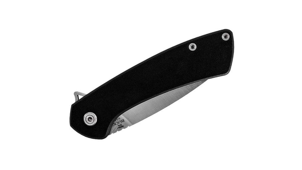 Buck Knives 040 Onset Folding Knife, 3 3/8in, S45VN, Drop Point, Stainless, Black, 4.78, 0040BKS