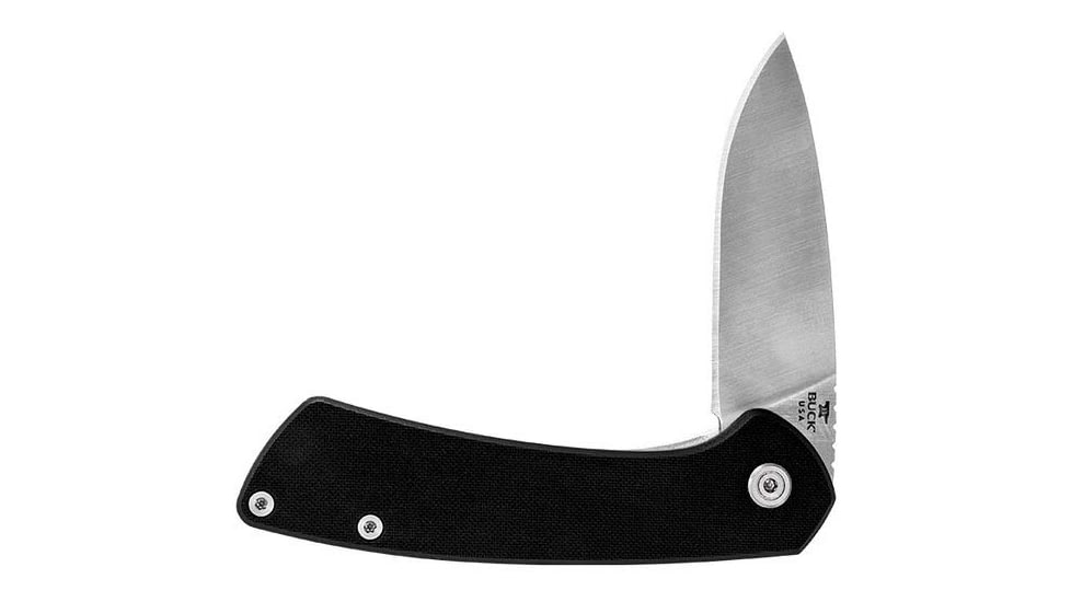 Buck Knives 040 Onset Folding Knife, 3 3/8in, S45VN, Drop Point, Stainless, Black, 4.78, 0040BKS