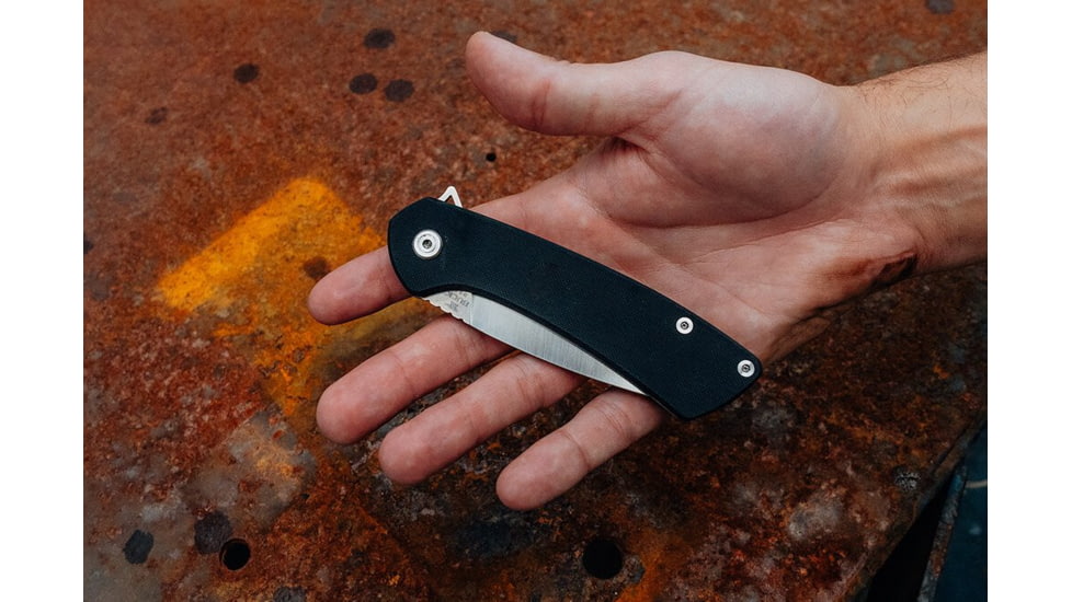 Buck Knives 040 Onset Folding Knife, 3 3/8in, S45VN, Drop Point, Stainless, Black, 4.78, 0040BKS