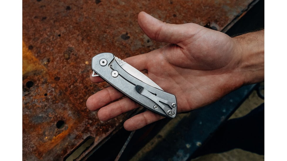 Buck Knives 040 Onset Folding Knife, 3 3/8in, S45VN, Drop Point, Stainless, Black, 4.78, 0040BKS