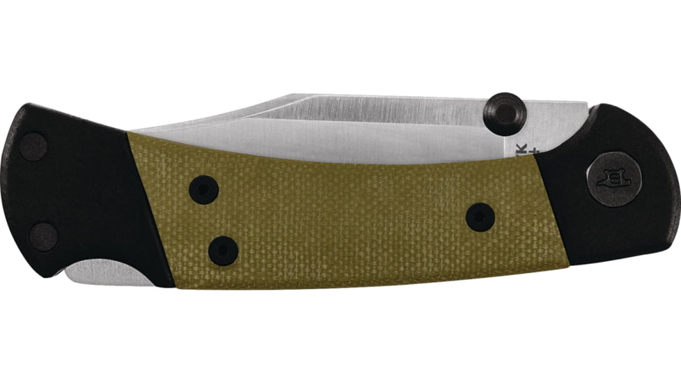 Buck Knives 112 Ranger Sport Knife, 3in, S30V Stainless Steel, Straight, Micarta, Satin, 0112GRS5B/13295