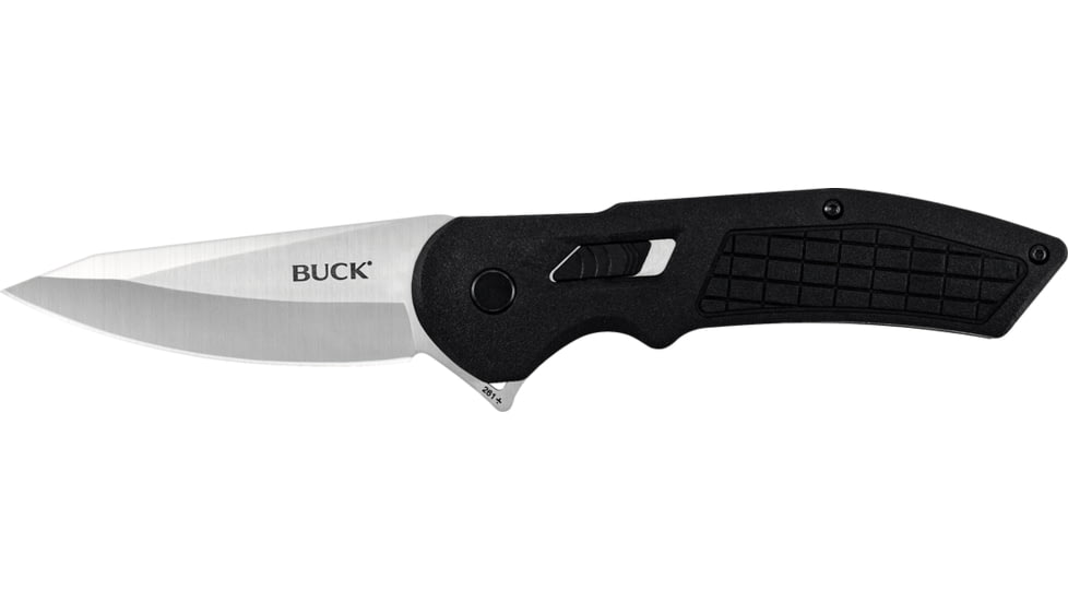 Buck Knives 262 Hexam Assist Knife, 3.33in, 7Cr Stainless Steel, Straight, Aluminum, Satin, Gray, 0262GYSB/13241