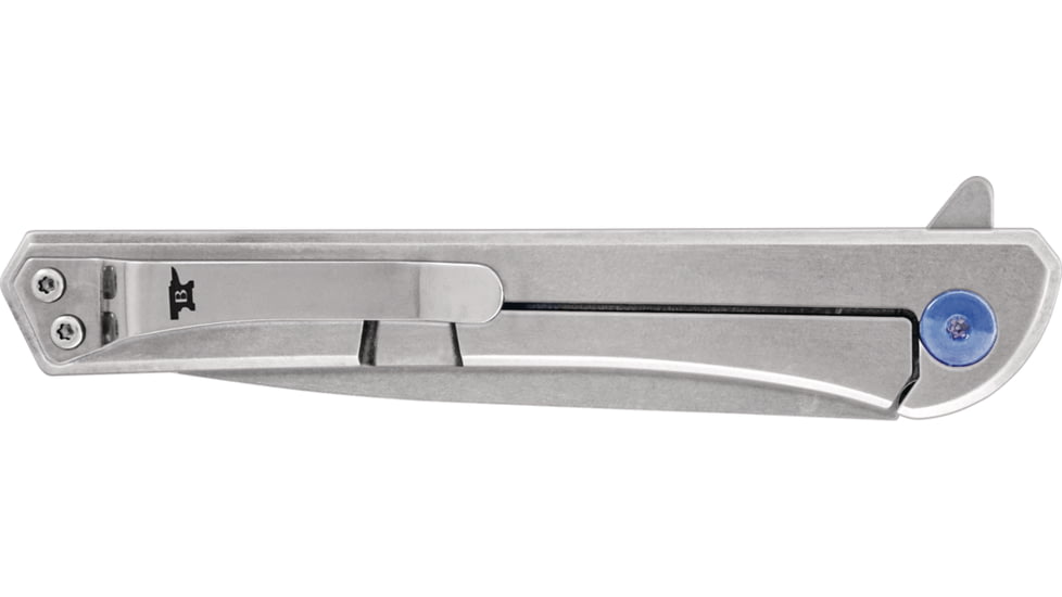 Buck Knives 264 Cavalier Knife, 3.6in, 7Cr Stainless Steel, Straight, Aluminum, Satin, 0264GYSB/13245