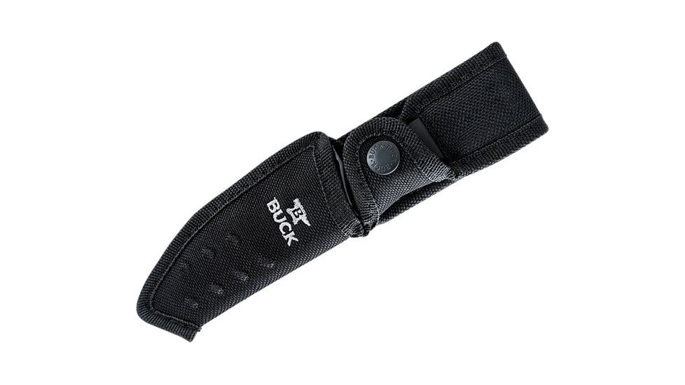 Buck Knives 656 Pursuit Pro Large Knife, 4.5in S35VN Satin Drop Point, Versaflex Orange/Black Handle, 12751