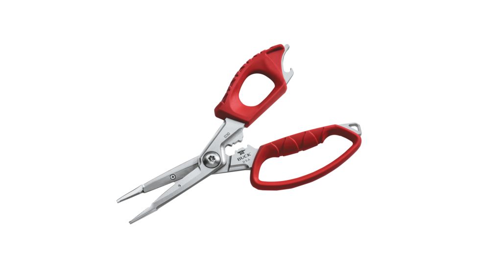 Buck Knives 7689 Multi-Purpose Fishing Splizzors, 420HC Stainless Steel, 8.5 in. Overall Length 191630