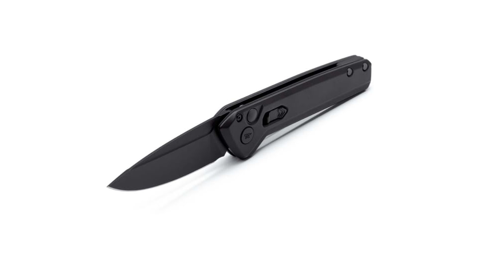 Buck Knives Auto Deploy Button Lock Automatic Folding Knife, 3.25 in, 154CM Stainless Steel, Black Handle, 0838BKSB/13538