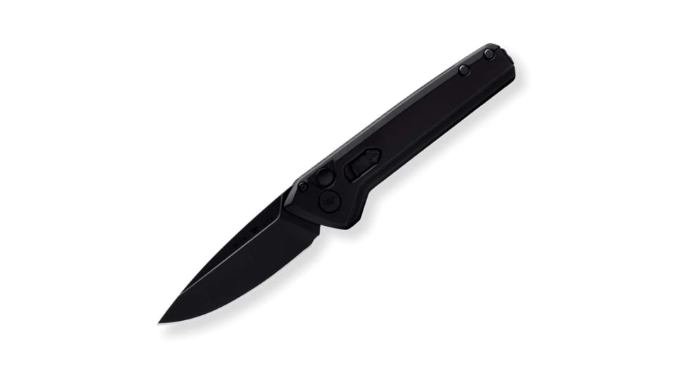 Buck Knives Auto Deploy Button Lock Automatic Folding Knife, 3.25 in, 154CM Stainless Steel, Black Handle, 0838BKSB/13538