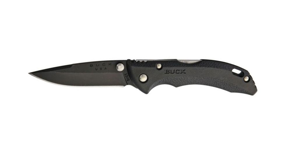 Buck Knives Bantam BBW Black Folding Knife,2.75in,420HC Steel,Black,ETP Handle, BU10585