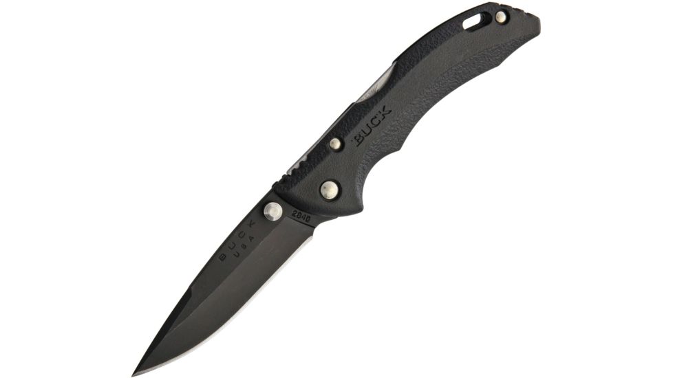 Buck Knives Bantam BBW Black Folding Knife,2.75in,420HC Steel,Black,ETP Handle BU10585