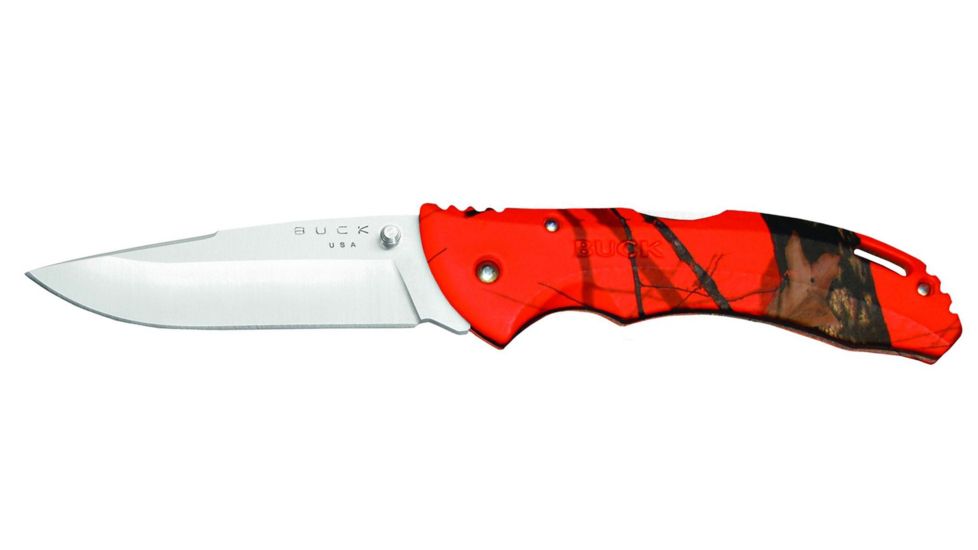 Buck Knives Bantam BHW Folding Knife, Mossy Oak Orange Blaze Camo Handle 0286CMS9