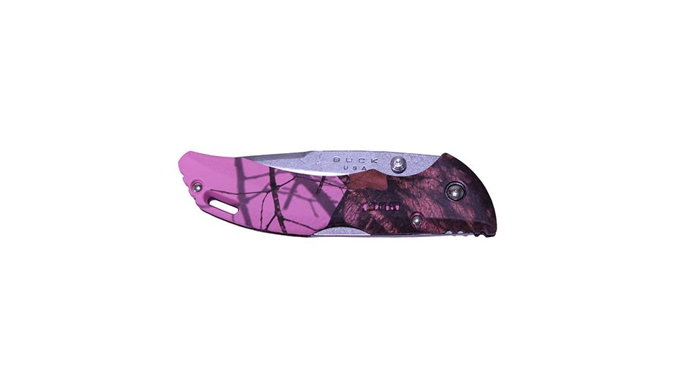 Buck Knives Bantam BLW Knife, Mossy Oak Pink, 3669