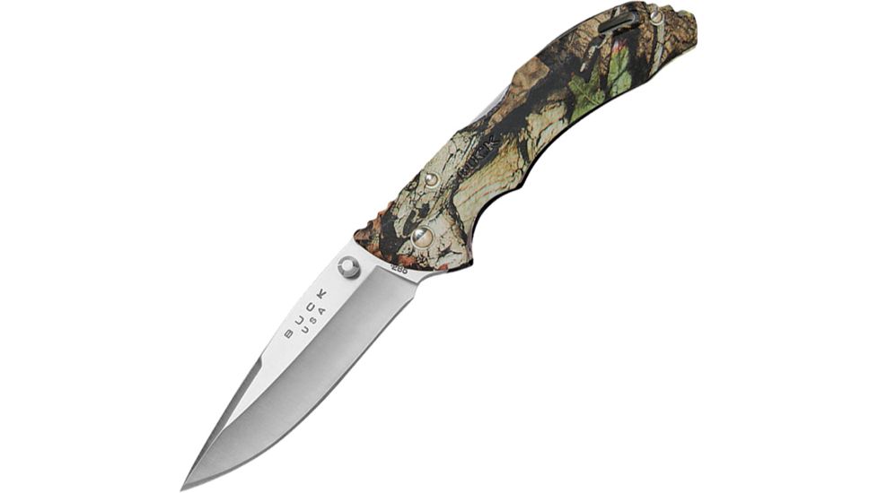 Buck Knives Bantam Mossy Oak Lockback Folding Knife,3.125in,420HC Steel,Drop Point, Handle BU285CMS22