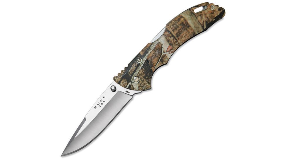 Buck Knives Bantam Mossy Oak Lockback Folding Knife,3.625in,420HC Steel,Drop Point, Handle BU286CMS22