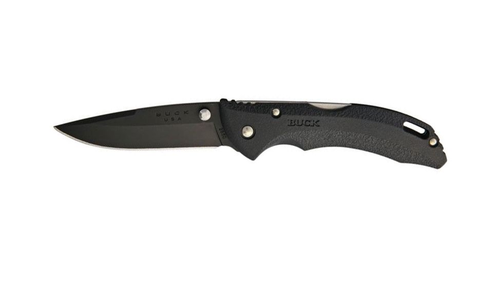 Buck Knives BLW Bantam Black Folding Knife,3in,420HC Steel,Drop Point,Black,ETP Handle, BU10590