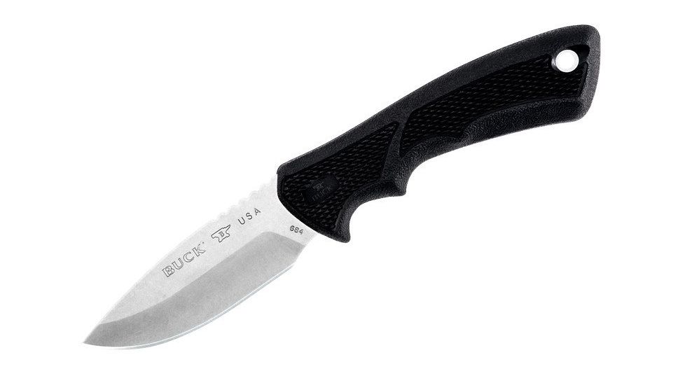 Buck Knives BuckLite Max  II Fixed Blade Knife, 3 1/4in 420HC Stainless Steel Blade, Small 0684BKS