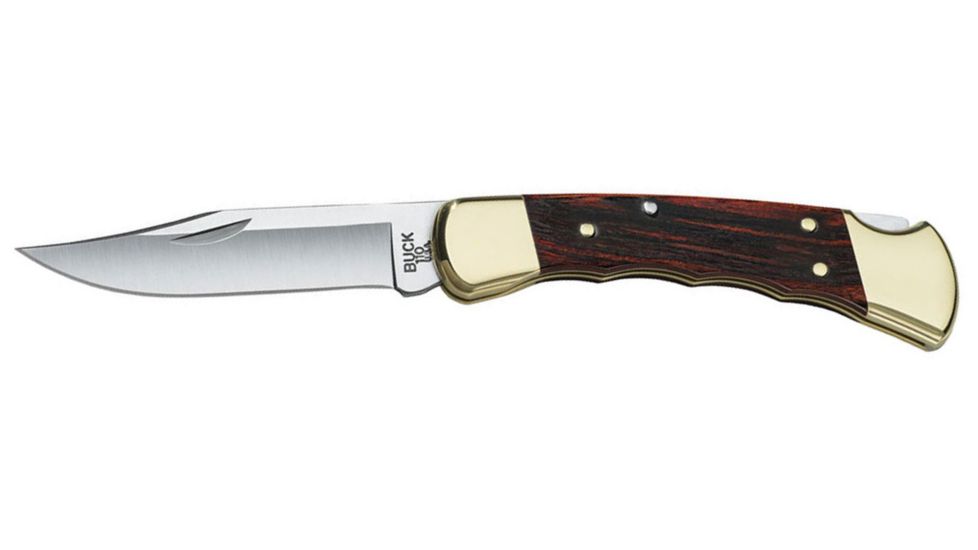 Buck Knives Folding Hunter Knife, Grooved Box, 0110BRSFG
