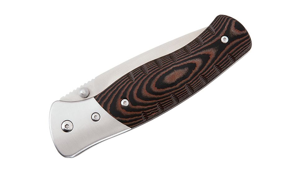 Buck Knives Folding Selkirk Knife, 3 9/10in 420HC Stainless Steel Blade 0836BRS