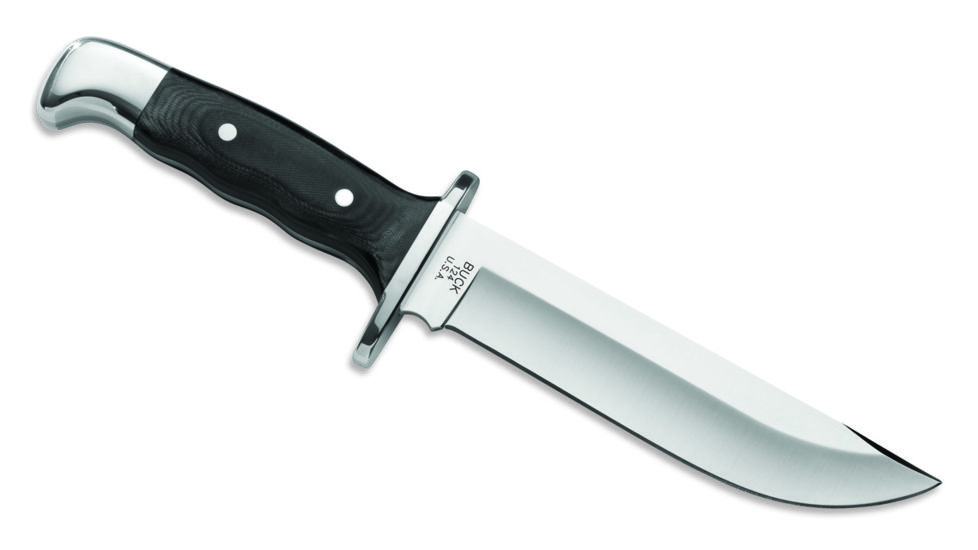 Buck Knives Frontiersman Fixed Blade Knife, Micarta Handle 0124BKSLE