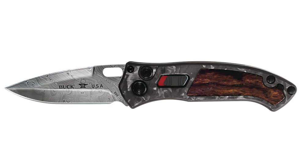 Buck Knives Impact Folding Knife, 3.125in, S30V Vanadium, CF II Handle 0898CFSLE