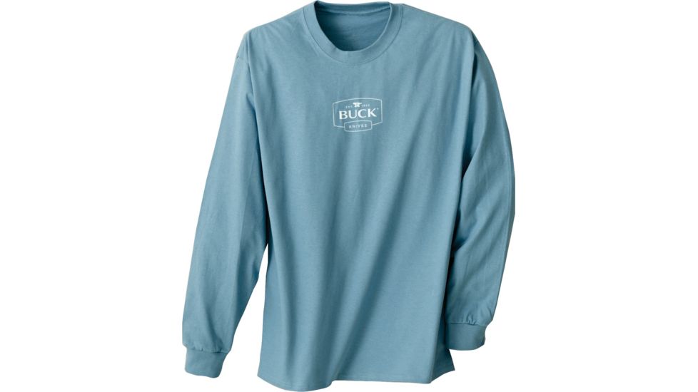 Buck Knives Long Sleeve Stone Washed T Shirt, XXLarge BU6360