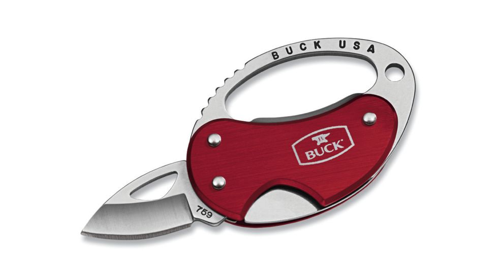 Buck Knives Metro Compact Folding Knife, Scarlet Handle 0759RDS2