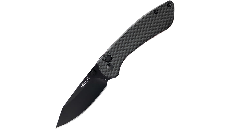 Buck Knives Mini Sovereign Button Lock CF, BU743CFSC