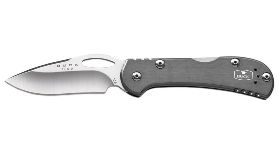 Buck Knives Mini SpitFire Folding Knife, Grey, 0726GYS