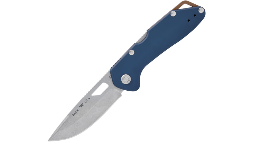 Buck Knives Mustang Lockback Dark Blue, BU724BLS1