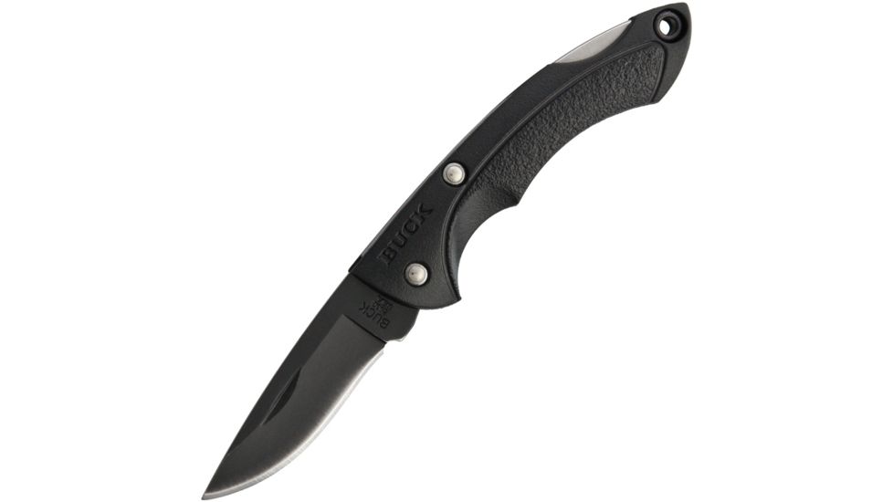 Buck Knives Nano Bantam Black Folding Knife,1.75in,420HC Steel,Black,ETP Handle BU10580