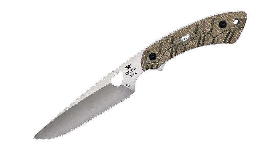 Buck Knives Open Season Game Fixed Blade Knife, 4 1/4in S35VN Steel Blade, Small 0539ODS