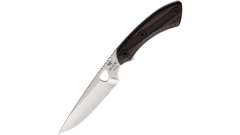 Buck Knives Open Season Small Game S30V Knife, 7.5in Overall, 3.5in, S30V, Satin Blade, Walnut Handle, 0539BO-B