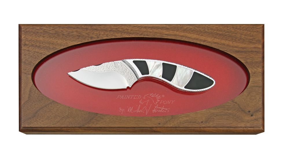 Buck Knives Painted Pony Mini Alpha Knife and Display BU196PESLE