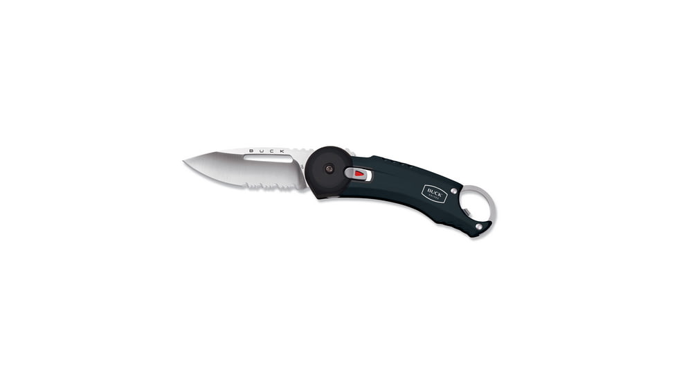 Buck Knives Redpoint Folding Knife, Black, Clam, 0750BKX3048