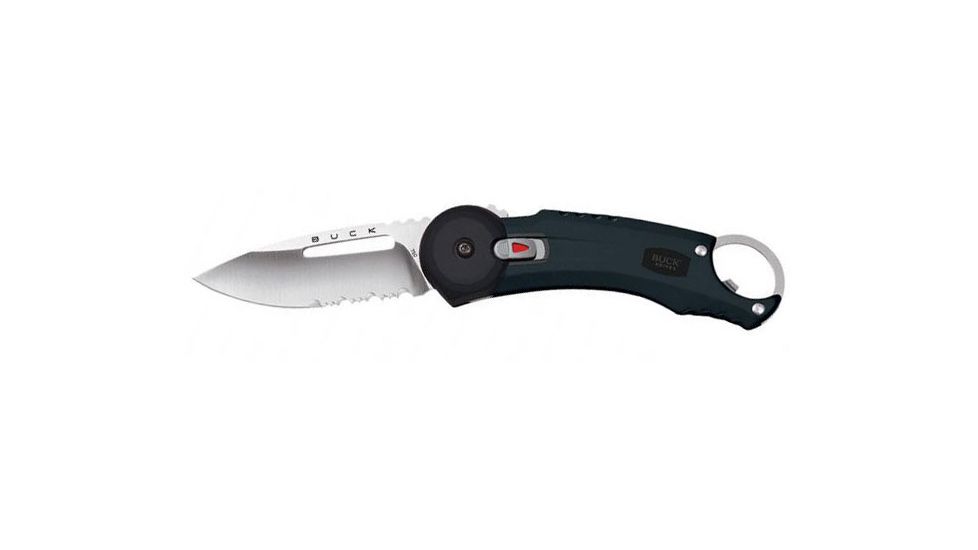 Buck Knives Redpoint Folding Knife, Black, Box, 0750BKX