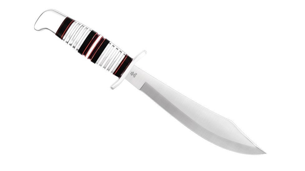Buck Knives Scarlet Scimitar Fixed Blade Knife, 7 3/4in 420HC Stainless Steel Blade 0901BKSLE