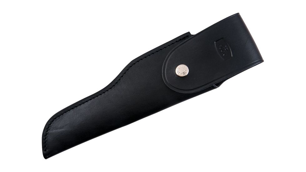 Buck Knives Special Flap Over Style Genuine Leather Sheath, Black 0119-05-BK6