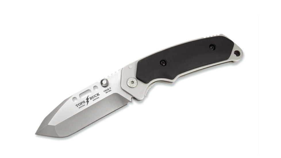 Buck Knives TOPS/Buck CSAR-T Avid Fixed Blade Knife, Rubber Handle, 0090BKSTP