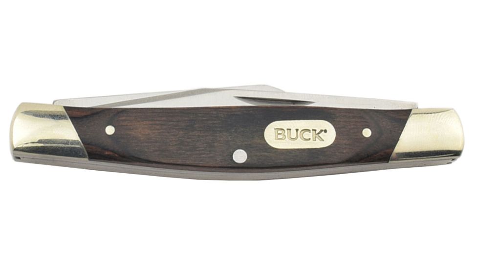 Buck Knives Trio 420J2 Stainless Steel Woodgrain, 0373BRS