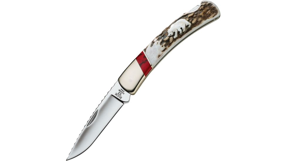 Buck Knives WBC Grizzly Bear Knife, 3.75 in. Closed BU501EKSLE2