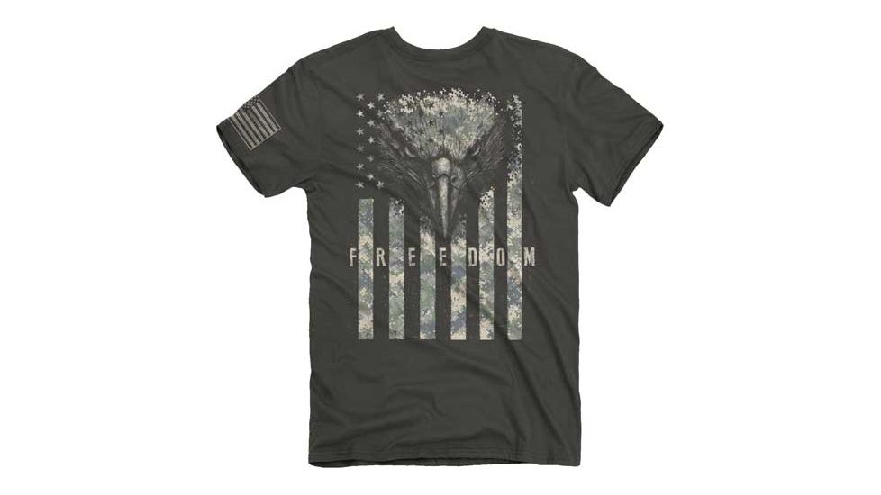 Buck Wear T-shirt Digi Free Eagle S-sleeve Smoke Large