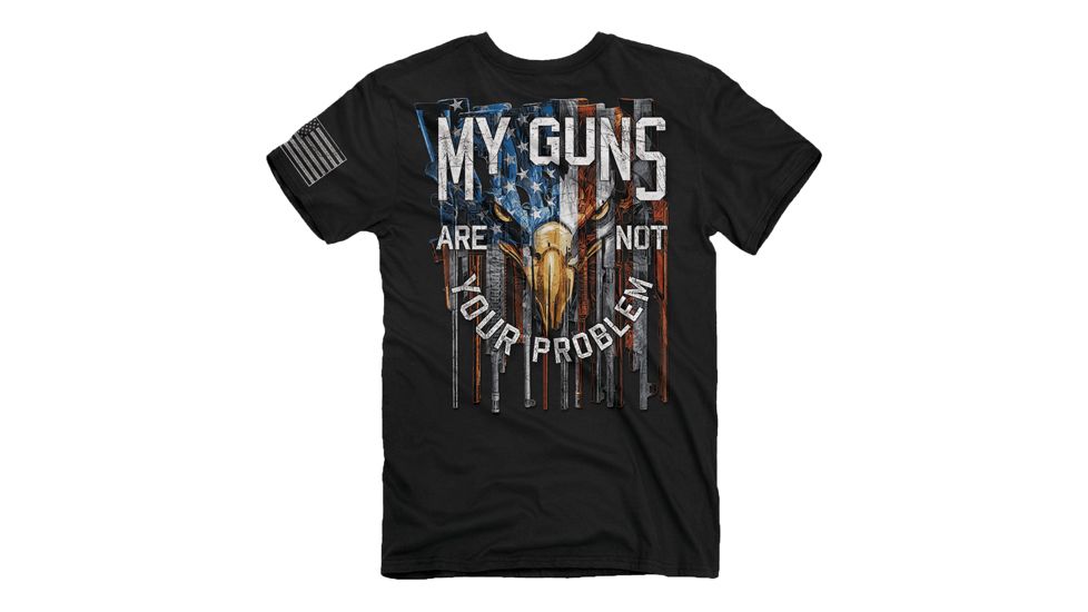 Buck Wear T-shirt ''my Guns'' S-sleeve Black Xx-large